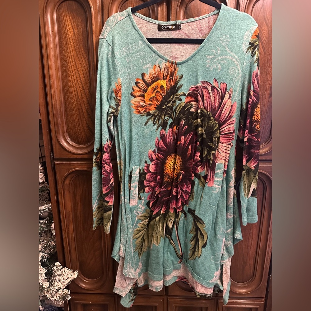 Floral Print Women's Top